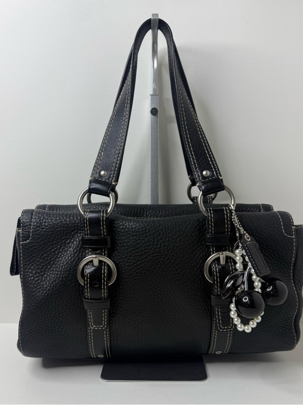 ❌ SOLD Coach bag Chelsea Pebble satchel F110887